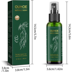 🌿 OUHOE Natural Herbs® – Revitaliza tu cabello, barba y cejas de forma natural ✨