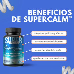 Super Calm - Cápsulas Relajación y Enfoque Total, 100% Natural