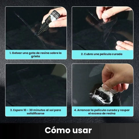 Kit Reparador de Vidrios y Cristales