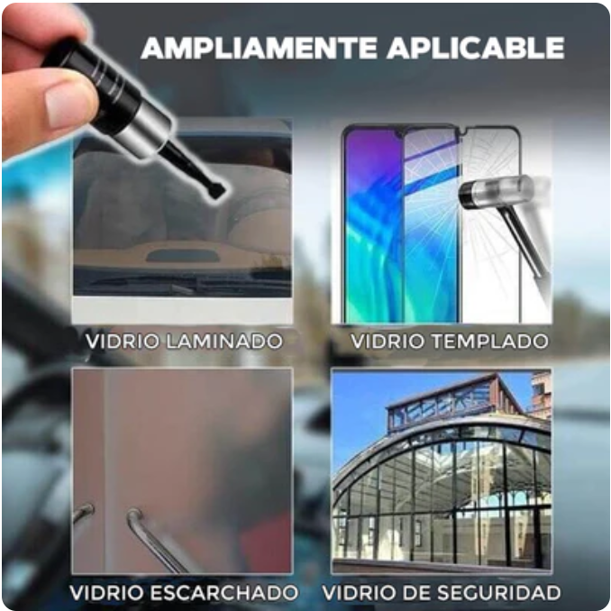 Kit Reparador de Vidrios y Cristales
