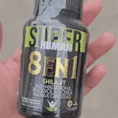 8 en 1 Cápsulas - Shilajit Ashwagandha Rhodiola Rosea Panax y Ginseng (100 Cápsulas) SuperHuman™ PG