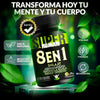 8 en 1 Cápsulas - Shilajit Ashwagandha Rhodiola Rosea Panax y Ginseng (100 Cápsulas) SuperHuman™ PG
